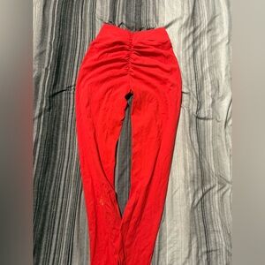 Snatching Red Athleisure pants